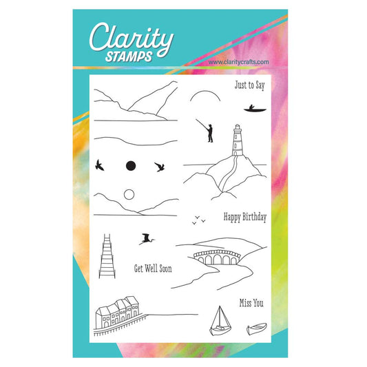 Mini Landscapes - Waterside A6 Stamp Set