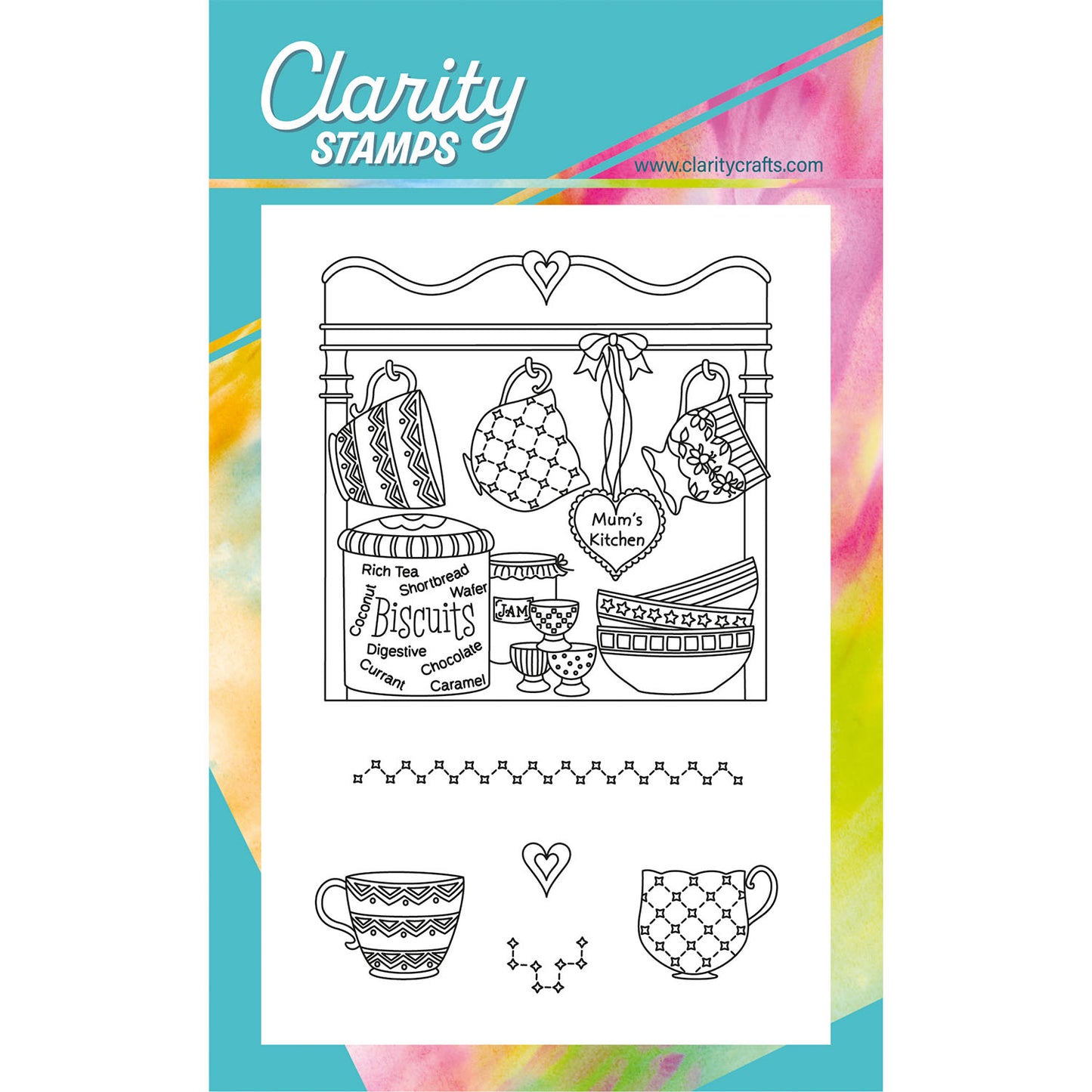 Linda's Mum's Kitchen A6 Stamp & Mask Set