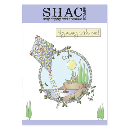 Barbara's SHAC Kite Doodle A5 Stamp & Mask Set