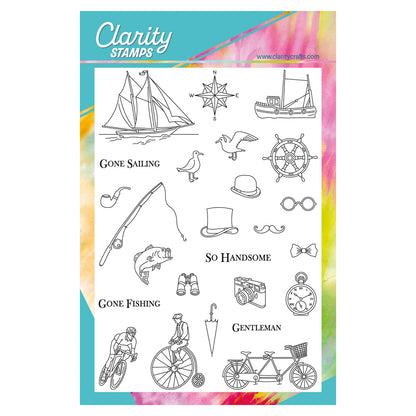 Just Gents A5 Stamp Set