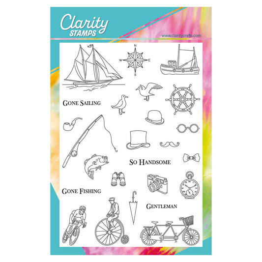 Just Gents A5 Stamp Set