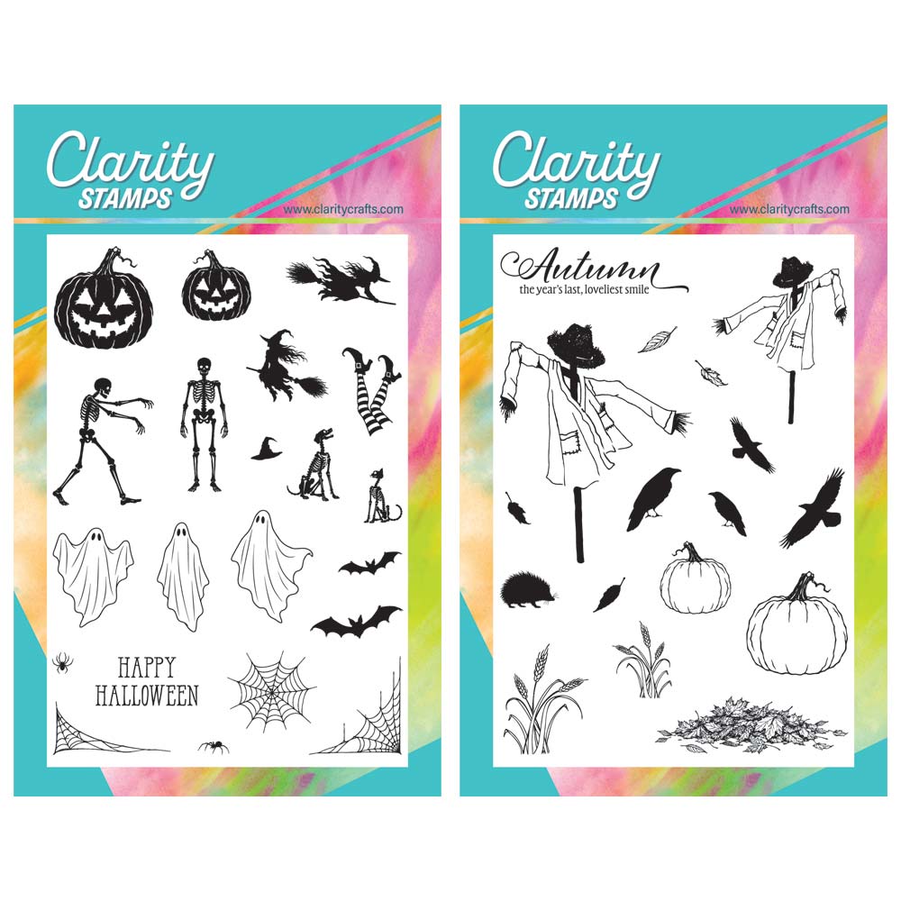 A Taste of Halloween & Autumn A6 Stamp Duo