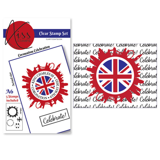 KISS by Clarity - Royal Celebration A6 Stamp & Postcard Set