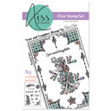 KISS by Clarity - Tina's Love & Laughter Henna A5 Stamp Set