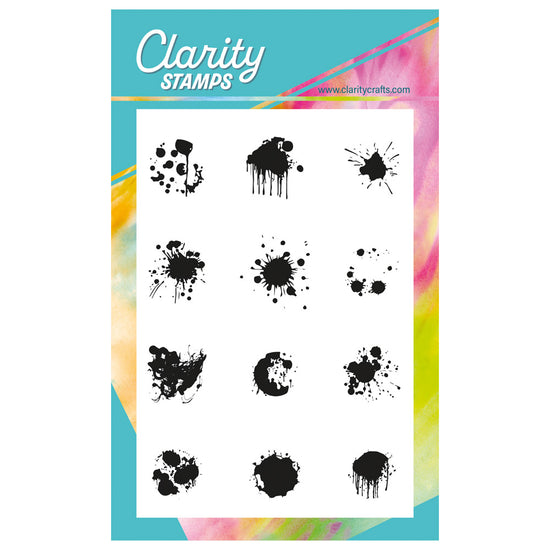 Splats & Splodges - Mixed Impressions A6 Stamp Set – Clarity Crafts
