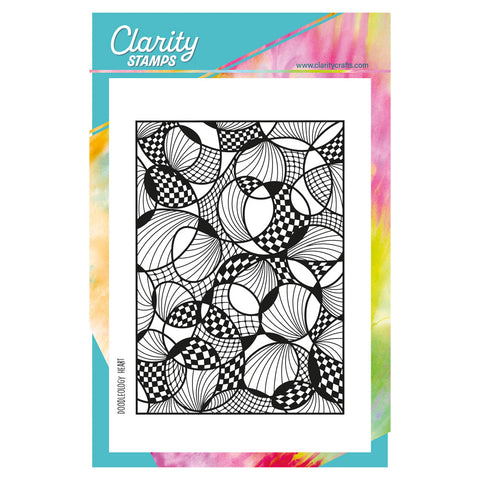 Cherry's Doodleology Heart - Texture Mat A5 Stamp Set