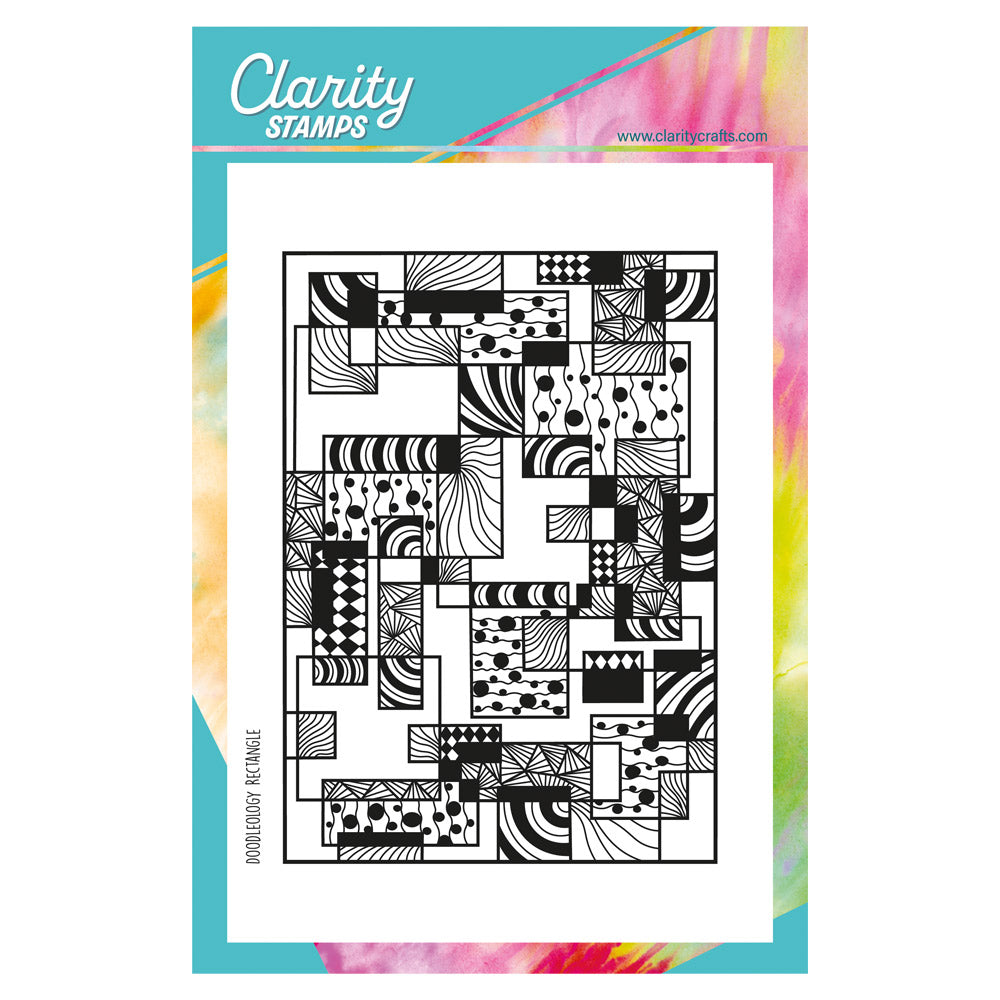 Doodleology Rectangle - Texture Mat A5 Stamp Set