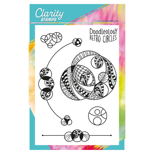 Doodleology Retro Circles - Elements A5 Stamp Set