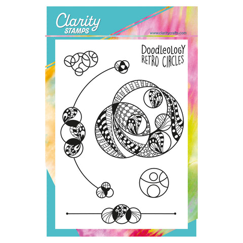 Cherry's Doodleology Retro Circles - Elements A5 Stamp Set