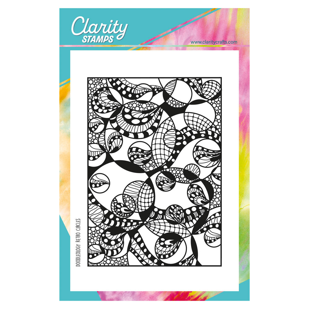 Doodleology Retro Circles - Texture Mat A5 Stamp Set