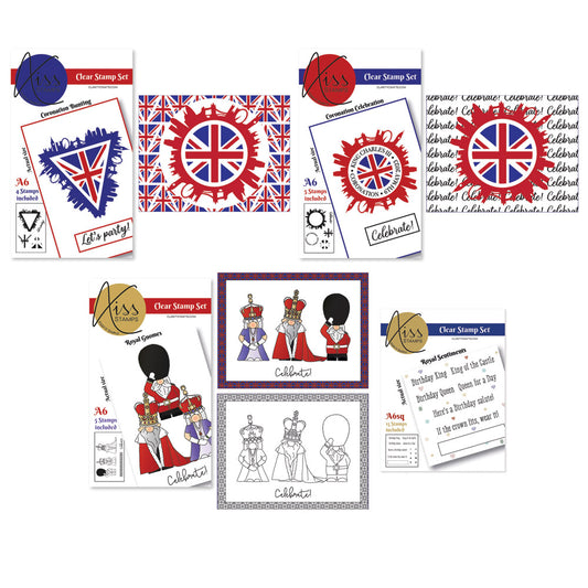 KISS by Clarity - Royal A6 & A6 Square Stamp, Mask & Postcard Collection