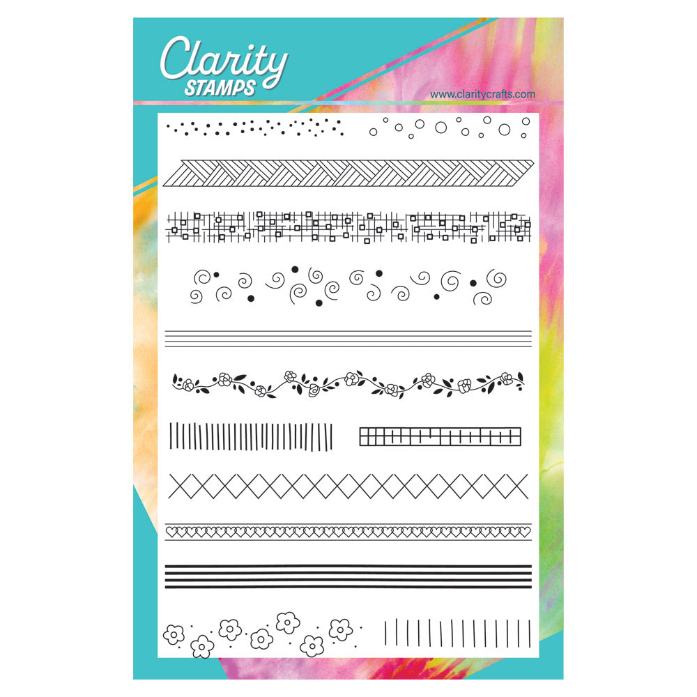 SHAC Borders, Strips & Panels A5 Stamp Set