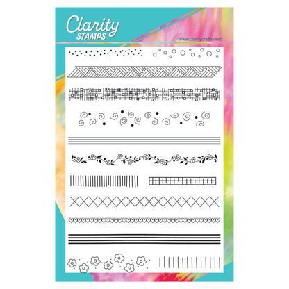 SHAC Borders, Strips & Panels A5 Stamp Set