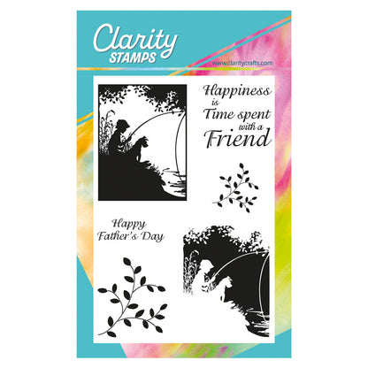 Time Spent With a Friend - Two Way Overlay A6 Stamp Set