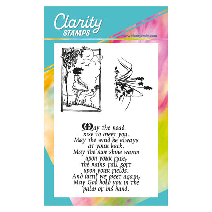 Blustery Day - Girl in the Wind A6 Stamp Set