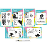 Dippy Toe Lady & Company A6 Stamp Collection + FREE White Gel Pen!