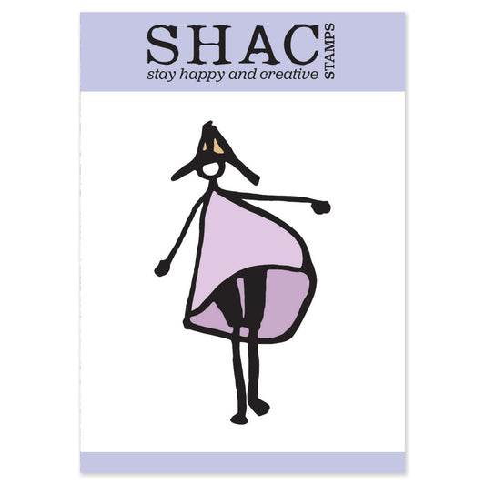 Barbara's Big SHAC Girl A7 Stamp Set