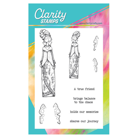 Alice - Friends, Sisters & Angels A6 Stamp & Mask Set