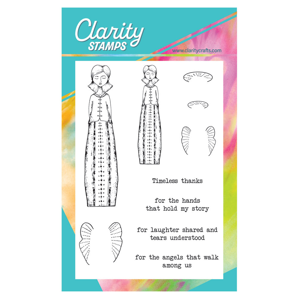 Celeste - Friends, Sisters & Angels A6 Stamp & Mask Set