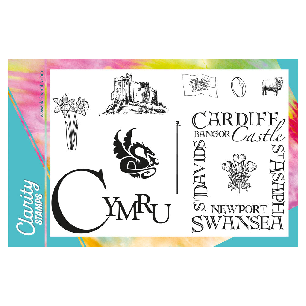 Wales Framer A5 Stamp & Mask Set