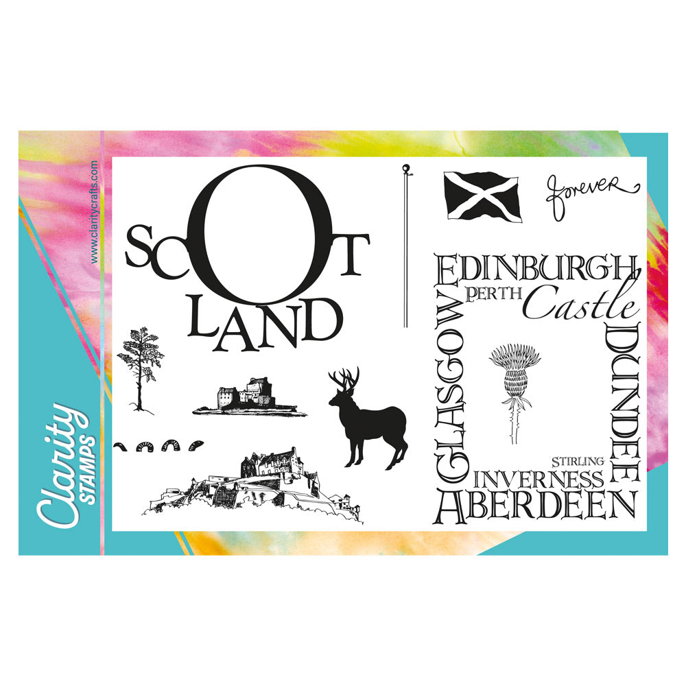 Scotland Framer A5 Stamp & Mask Set – Clarity Crafts