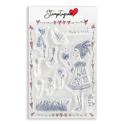 Make a Wish - Pixie Meadow A6 Stamptagious Stamp Set