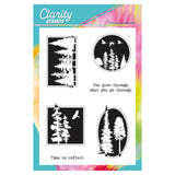 Just Woodland & Birds Silhouette Framers A5 Stamp Set