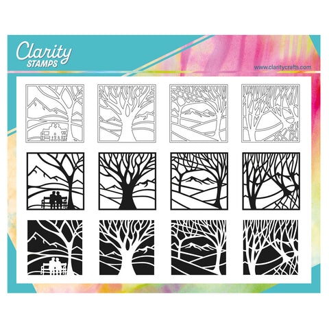 Panoramic - Three Way Overlay A4 Stamp Set