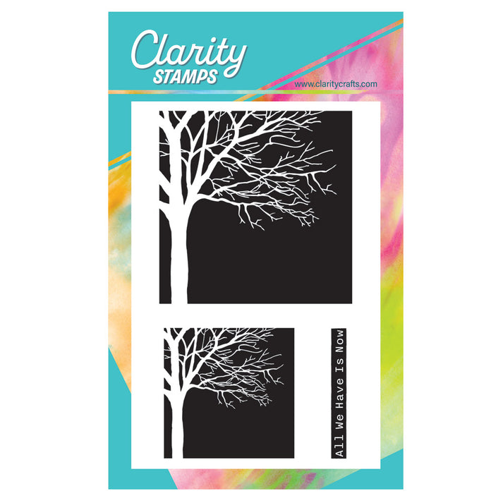 Square Tree Aperture - All We Have Is Now A6 Stamp Set – Clarity Crafts