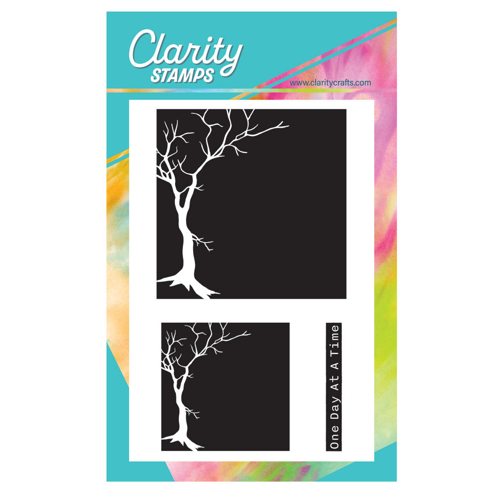 Square Tree Aperture - One Day at a Time A6 Stamp Set