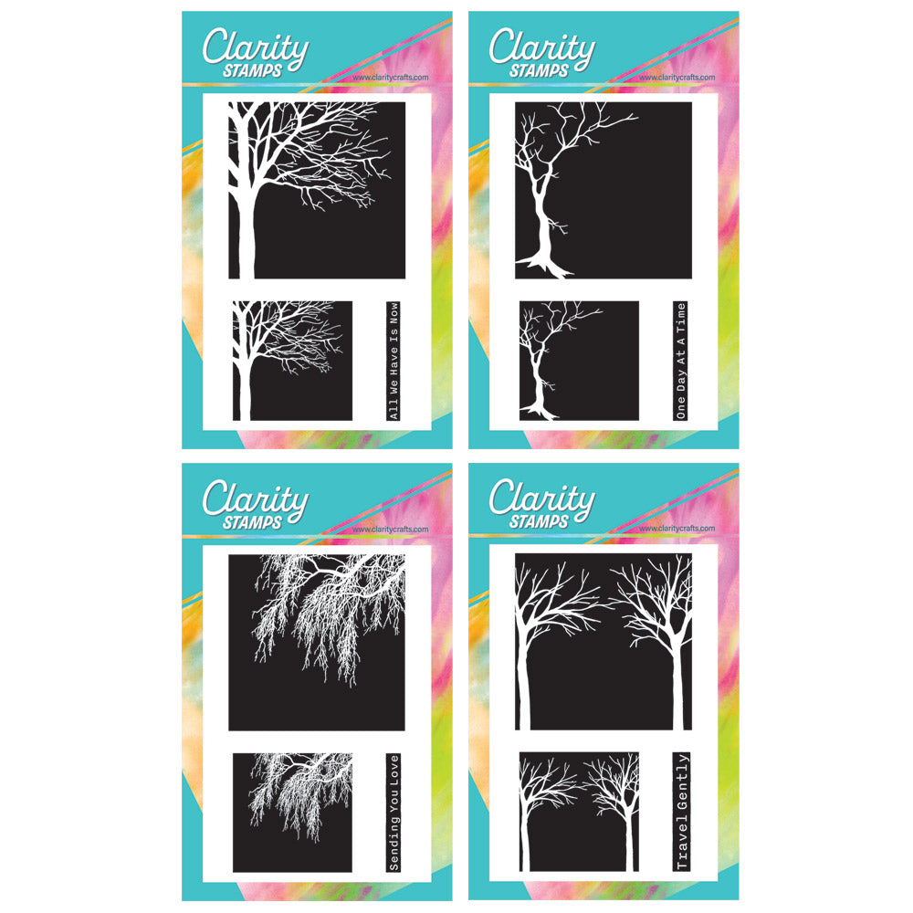 Square Tree Aperture A6 Stamp Collection – Clarity Crafts