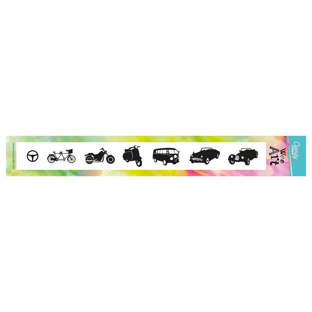 Wee Cars & Bikes Stamp Set
