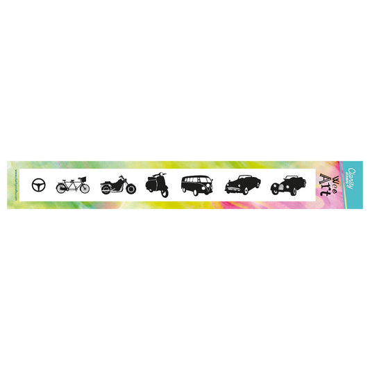 Wee Cars & Bikes Stamp Set