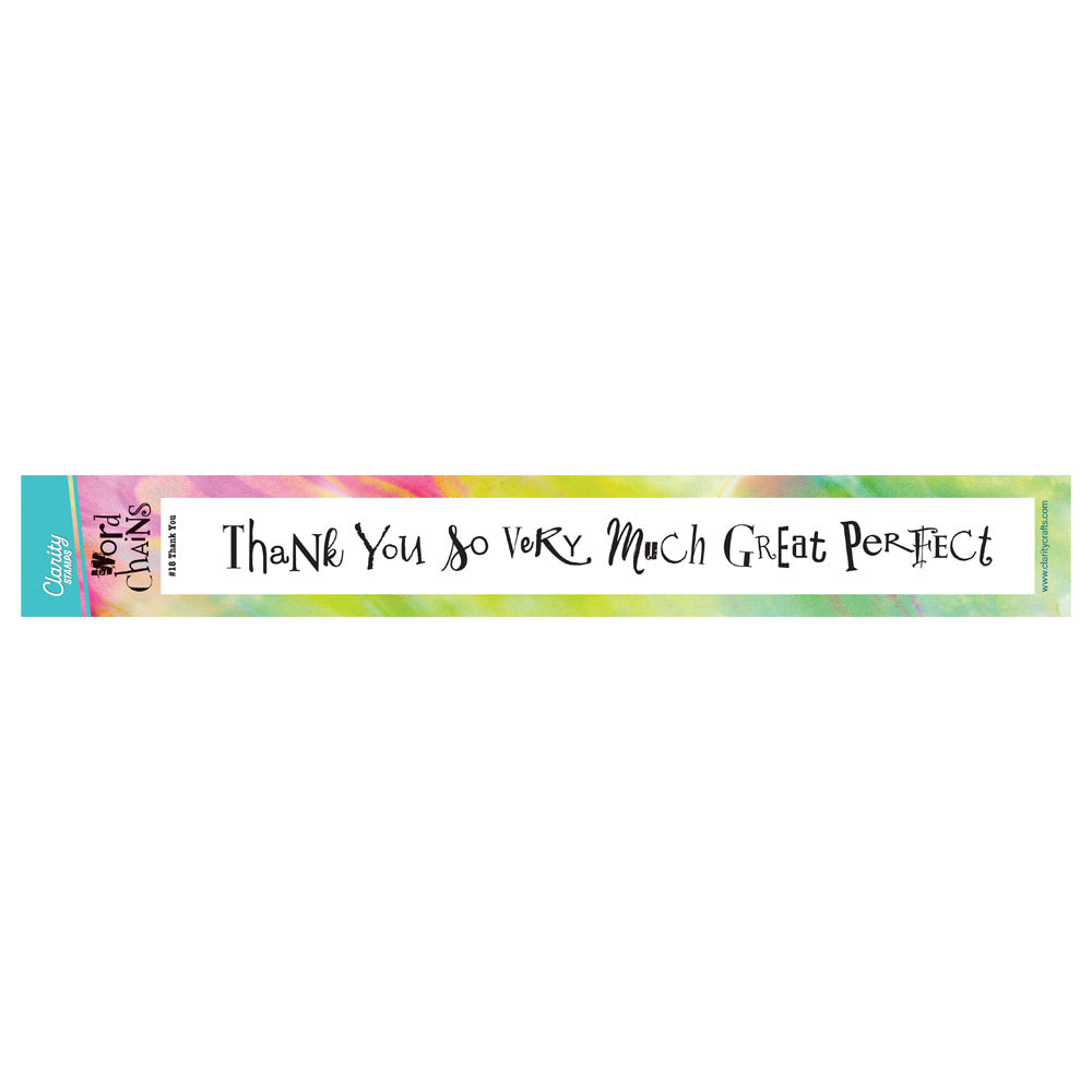 Word Chain 18 - Thank You Stamp Set