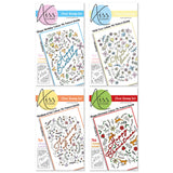 KISS by Clarity - Jazz's Colour Me Patterns A6 Stamp Collection