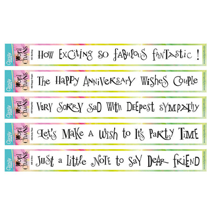 Word Chains 21-25 Stamp Collection