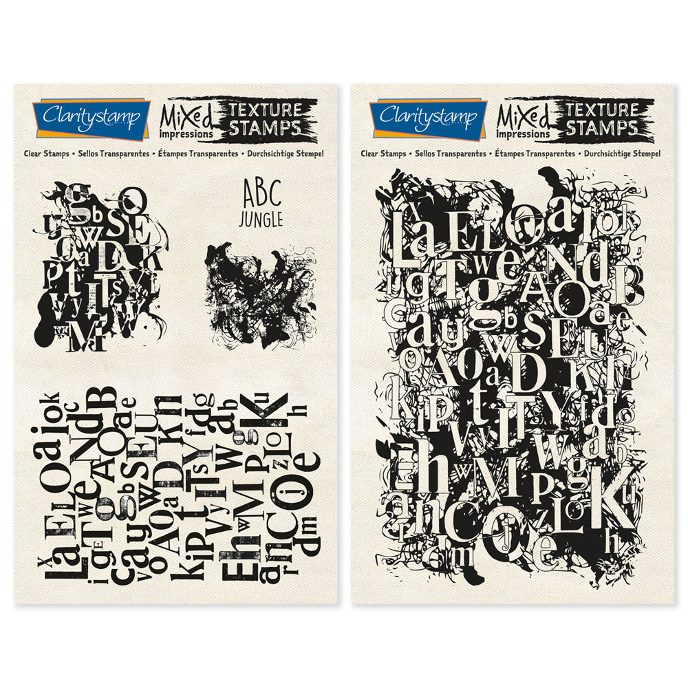 ABC Jungle - Mixed Impressions A5 Stamp Set