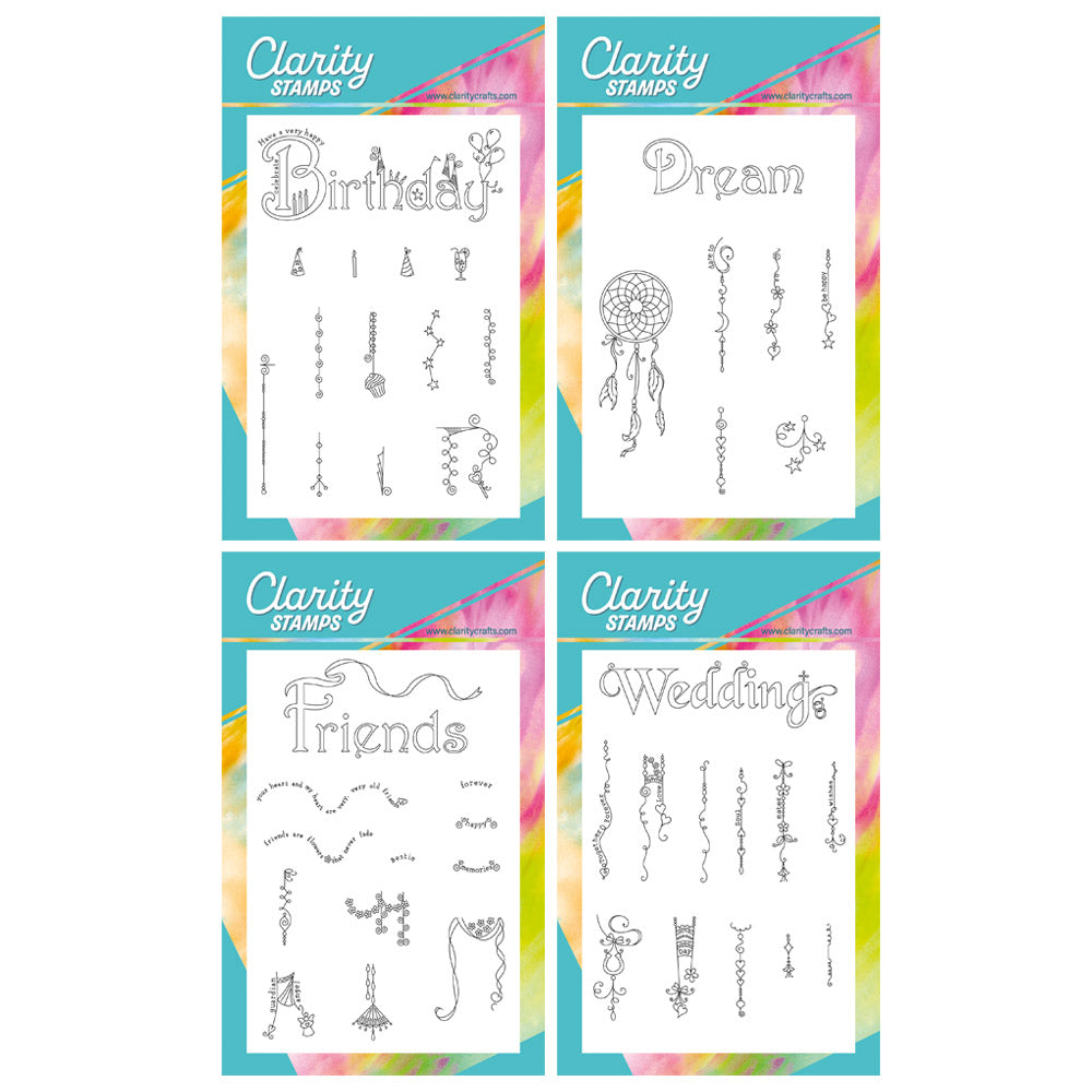 Linda's Bijou Dangles A6 Stamp Collection