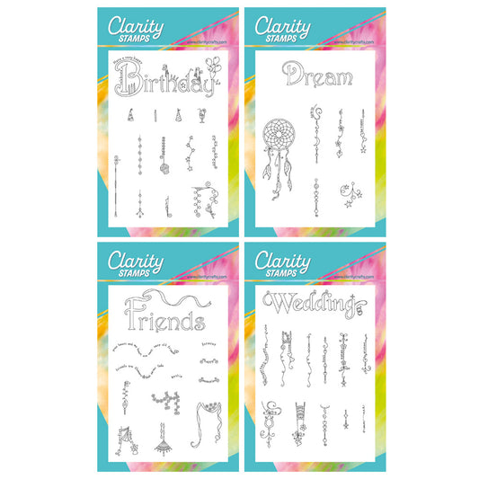 Linda's Bijou Dangles A6 Stamp Collection