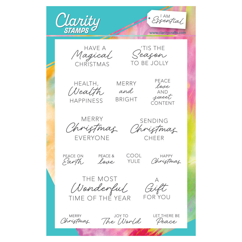 I Am Essential - Christmas Sentiments A5 Stamp Set