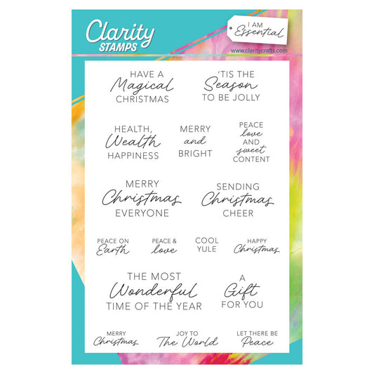 I Am Essential - Christmas Sentiments A5 Stamp Set