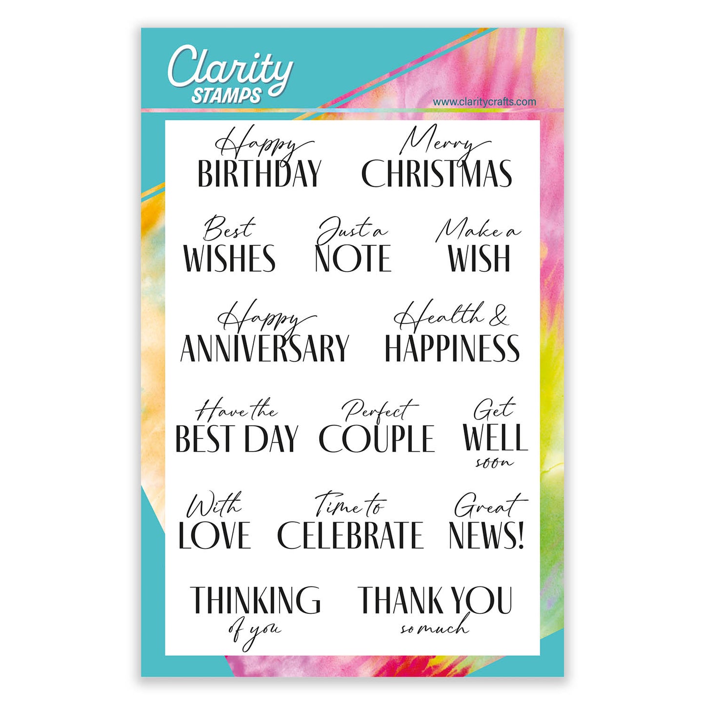 Statement Sentiments A5 Stamp Set