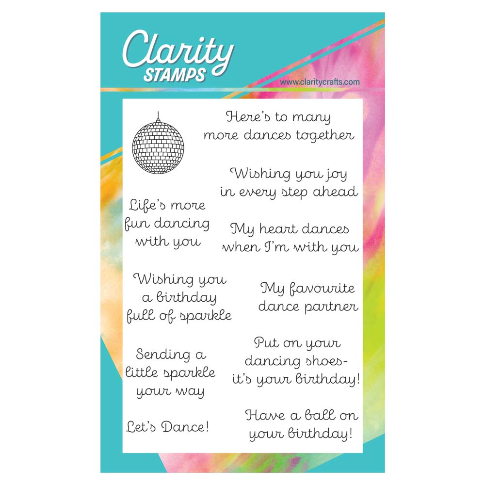 The Joy of Dance Sentiments A6 Stamp Set