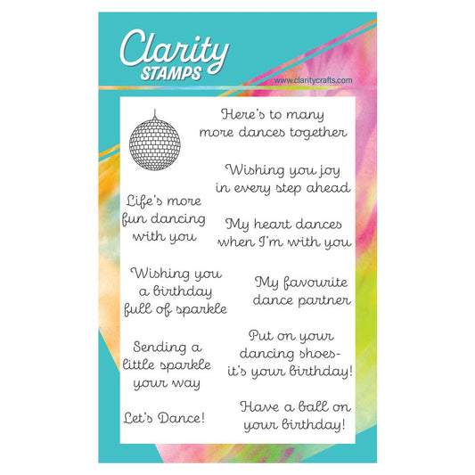 The Joy of Dance Sentiments A6 Stamp Set