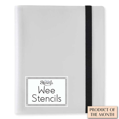 Wee Stencils White Folder