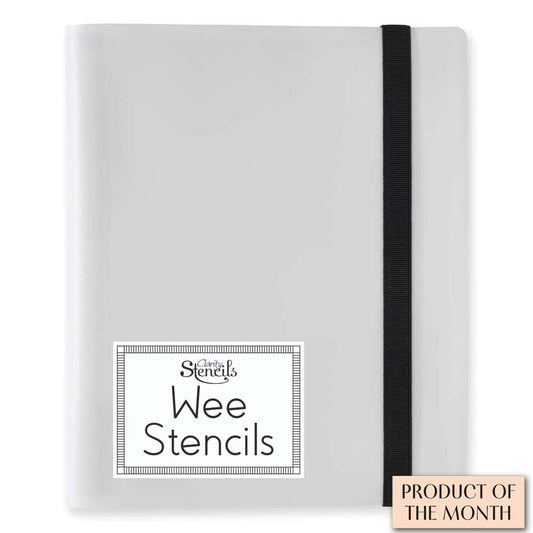 Wee Stencils White Folder