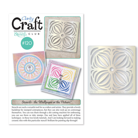 New Design Stencil Club Back Issue - 120 - Funky Pattern