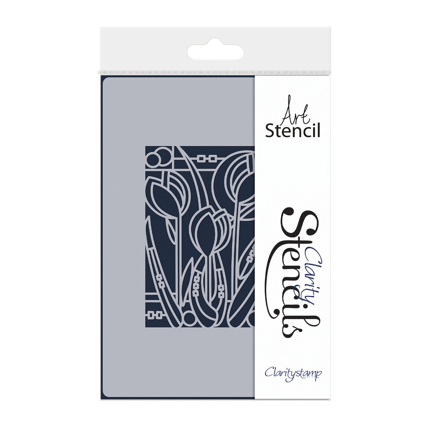 Art Nouveau Tulips A5 Stencil