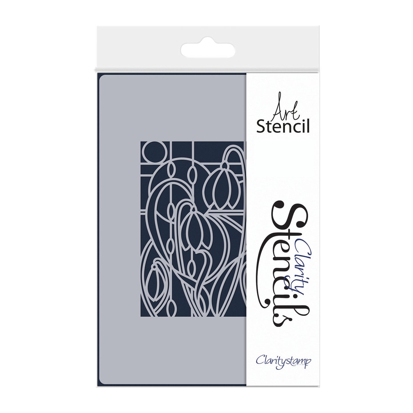 Art Nouveau Snowdrops A5 Stencil