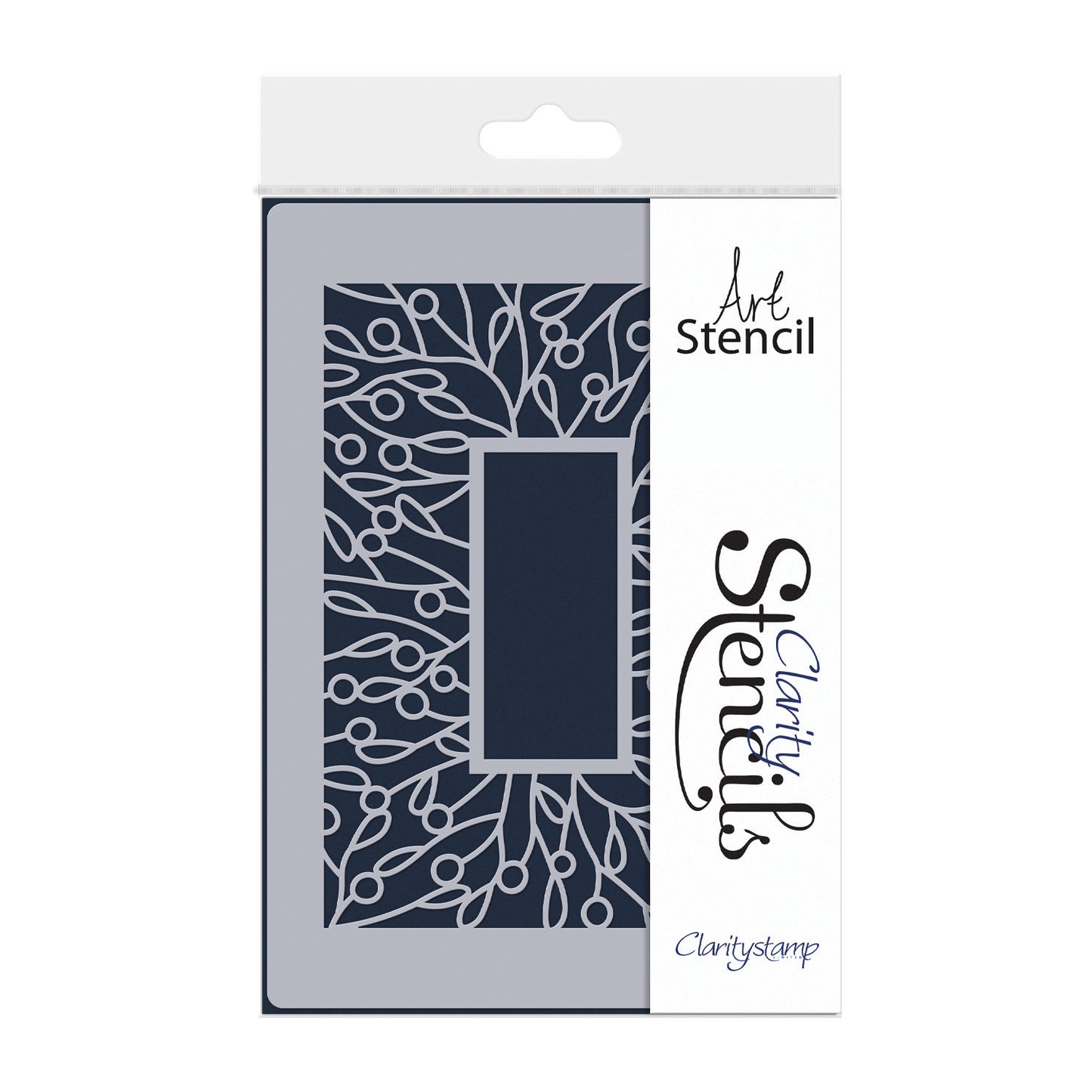 Berries Rectangle Aperture Frame A5 Stencil